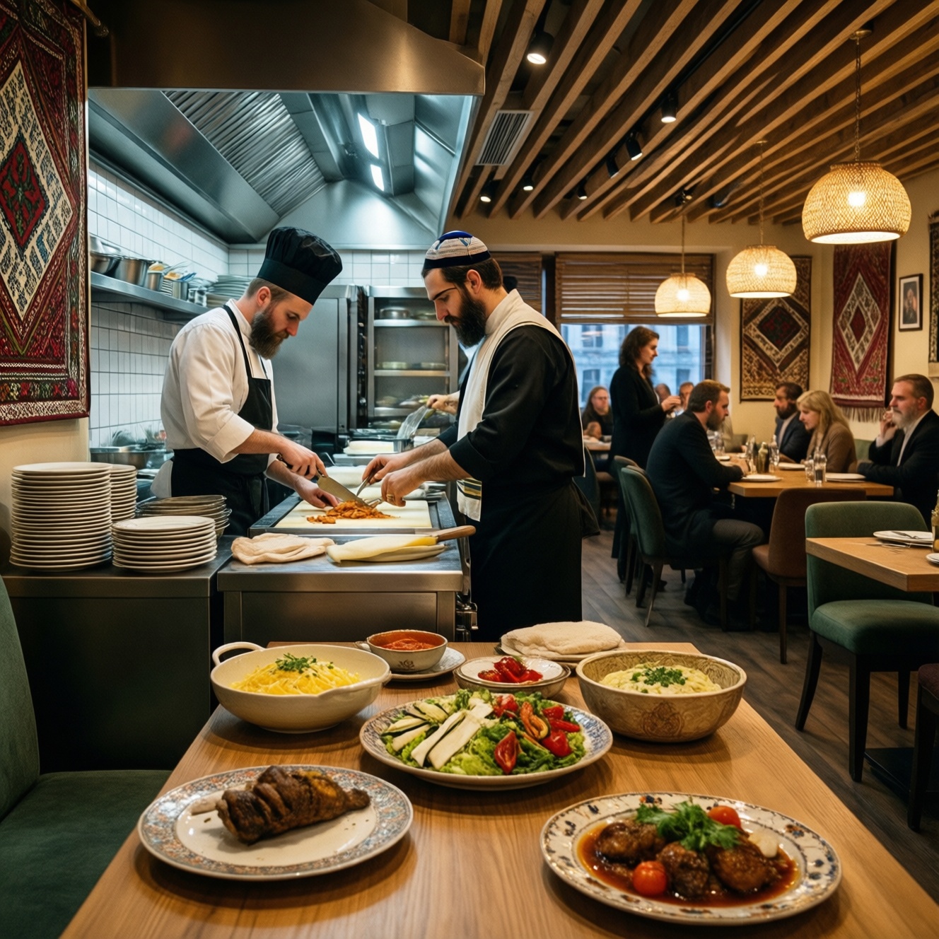 Гид по кошерным ресторанам и кафе Москвы: форматы, цены и хиты меню