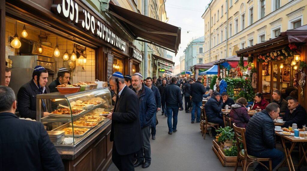 Еврейская кухня в Москве: что попробовать впервые (форшмак, хумус, шакшука, чолнт) - иллюстрация