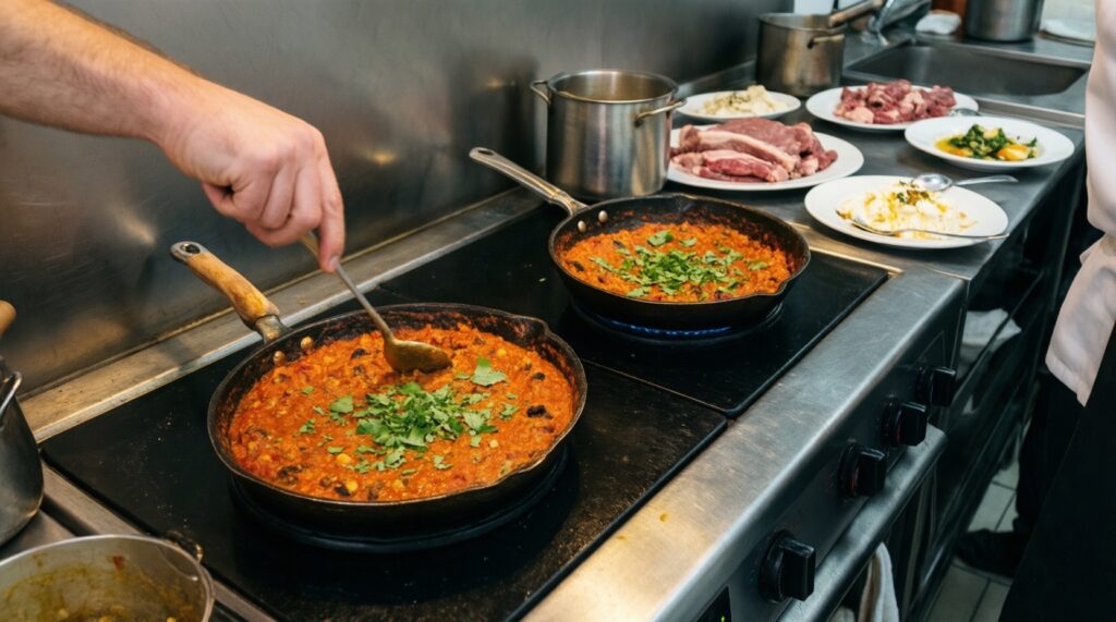 Израильский стритфуд и кашрут: фалафель, хумус, шакшука - что где пробовать в Москве - иллюстрация