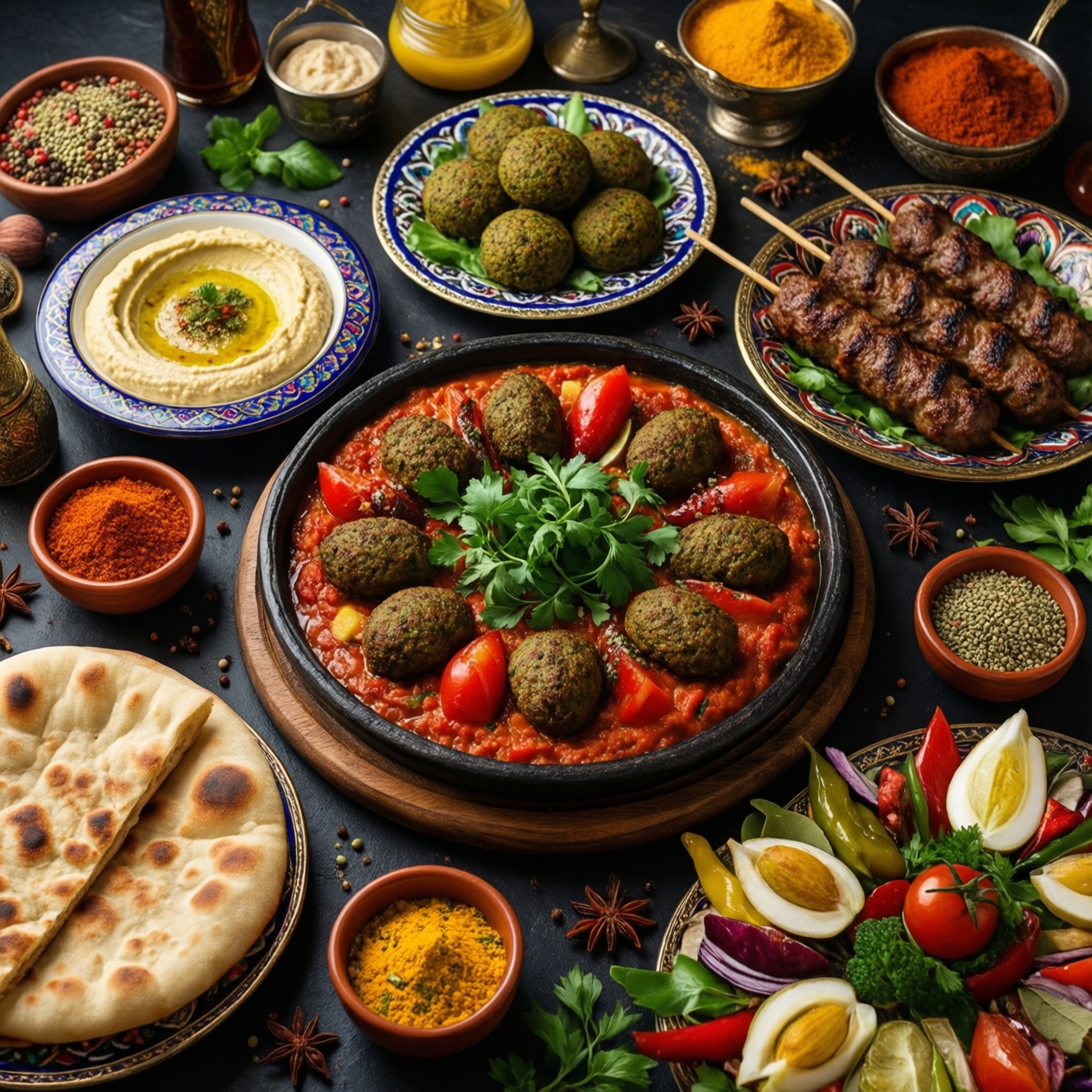 Сефардская и ближневосточная еврейская кухня в Москве: главные блюда и специи