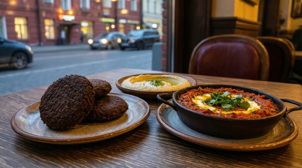 Фалафель, хумус, шакшука: ближневосточная еврейская кухня и её московские версии - иллюстрация