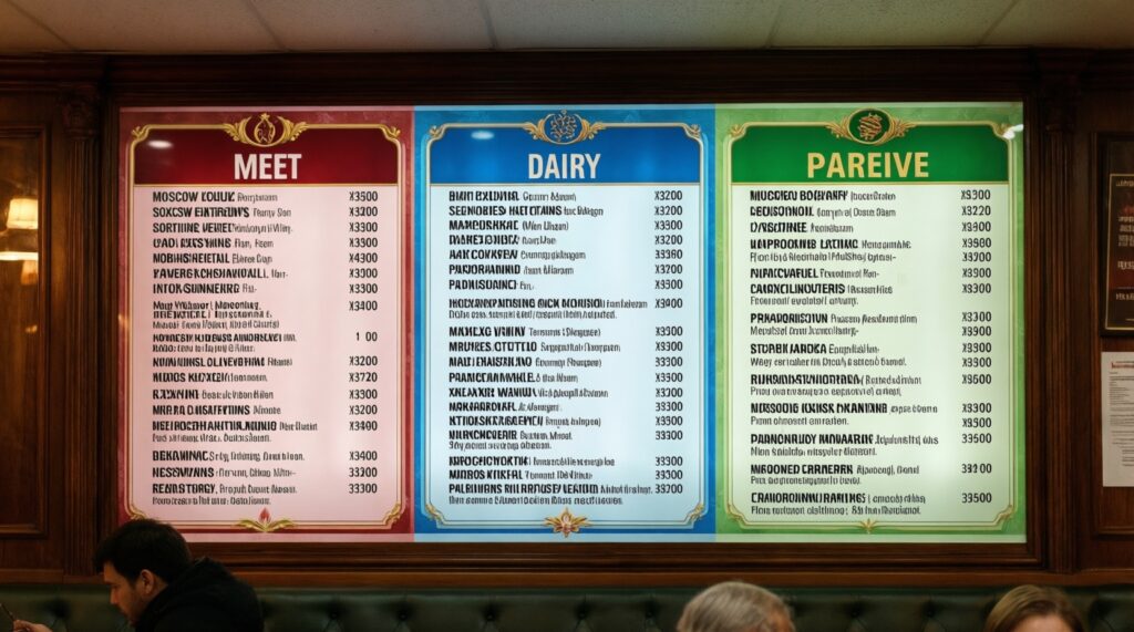Парве, мясное и молочное: как устроено кошерное меню в заведениях Москвы - иллюстрация