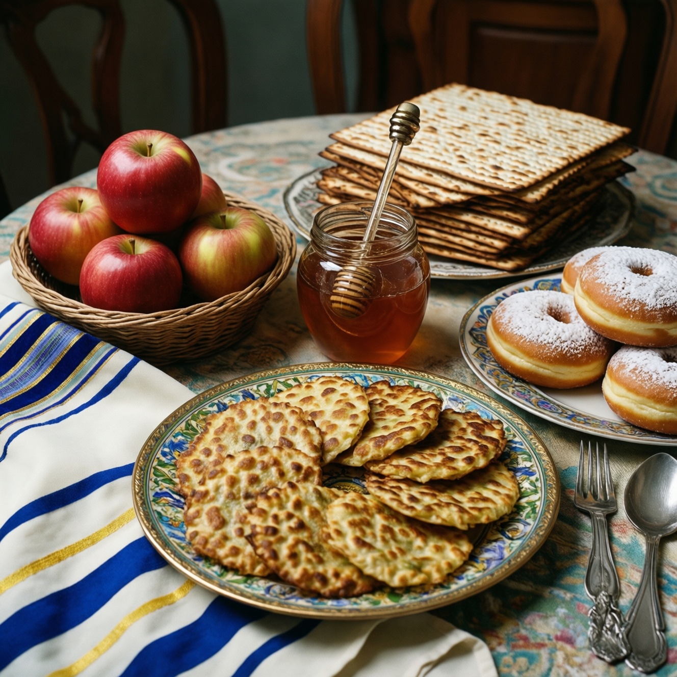 Праздничные блюда еврейского календаря в Москве: что готовят на Рош а-Шана, Песах и Хануку