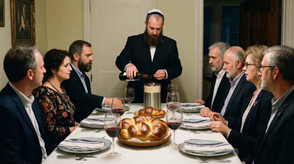 Этикет и традиции за еврейским столом: благословения, порядок трапезы и культурные нюансы в Москве - иллюстрация
