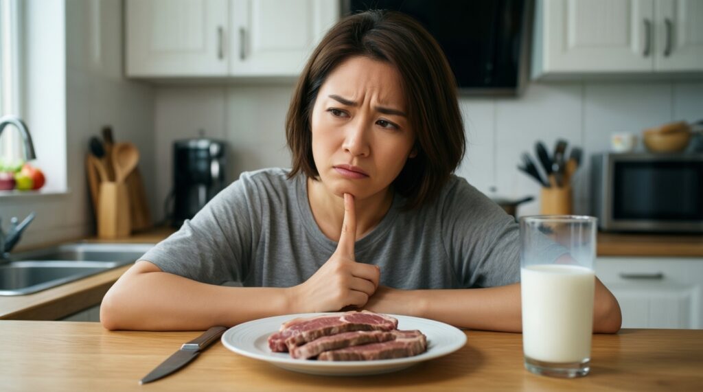 Мясное и молочное: почему нельзя смешивать и как это работает в быту - иллюстрация