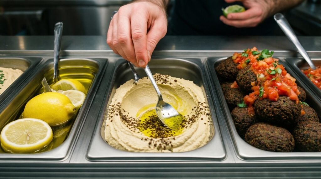 Еврейский стритфуд в Москве: фалафель, хумус, шакшука и их локальные версии - иллюстрация