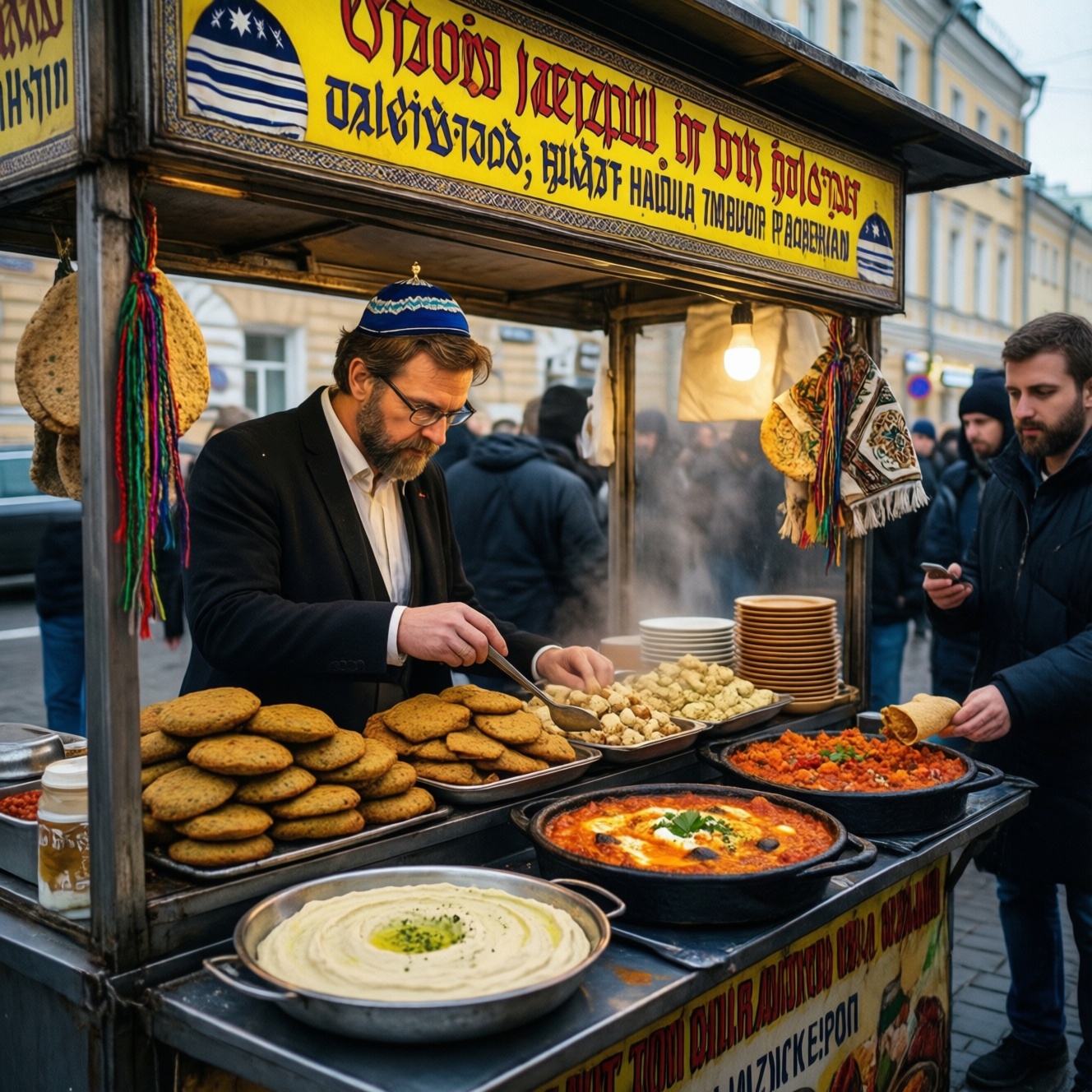 Еврейский стритфуд в Москве: фалафель, хумус и шакшука в локальных версиях