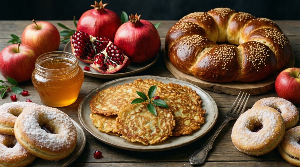 Еврейские праздники и еда: что принято готовить на Рош а-Шана, Хануку, Пурим - иллюстрация