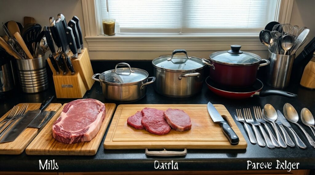 Домашняя кошерная кухня в условиях московской квартиры: организация, посуда, хранение - иллюстрация