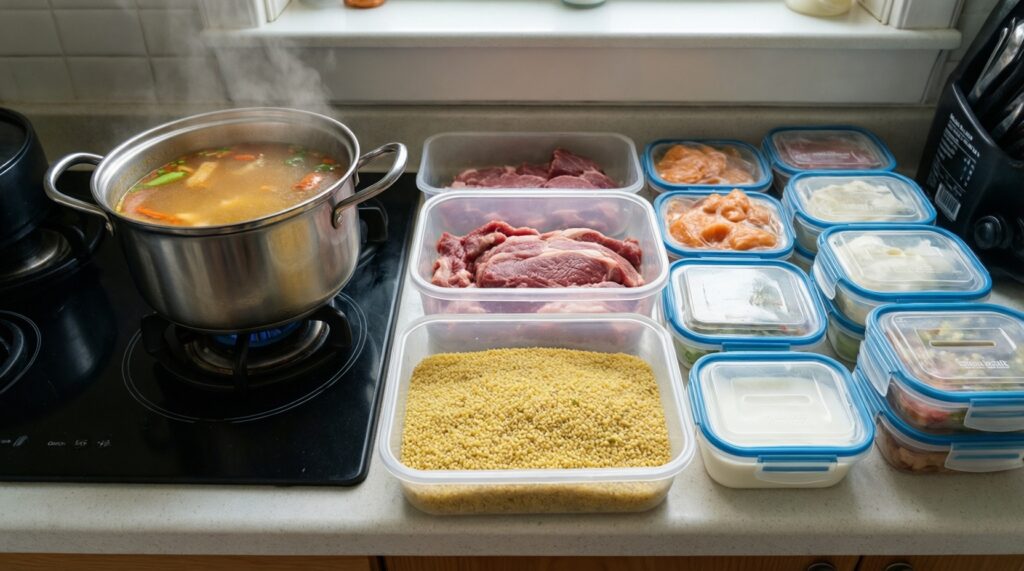 Бюджетная кошерная корзина на неделю в Москве: пример закупки и меню - иллюстрация