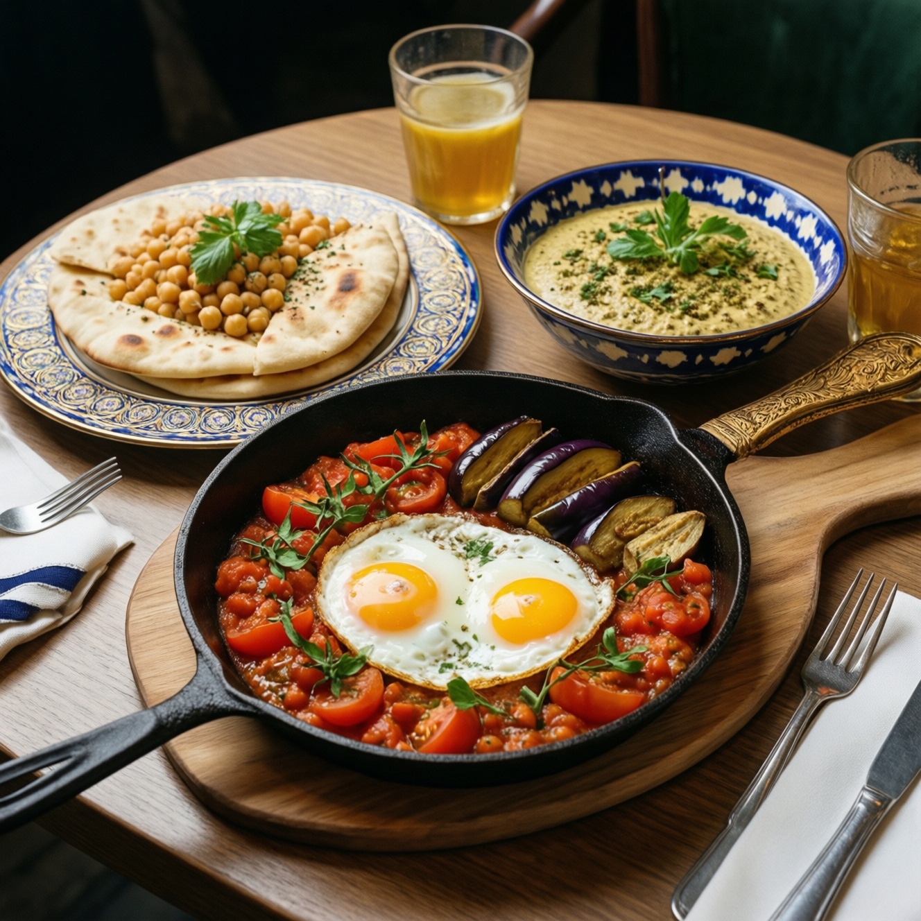 Сефардские мотивы в Москве: кошерные шакшука, хумус и сабих в популярных блюдах